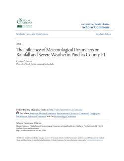 The Influence of Meteorological Parameters on Rainfall
