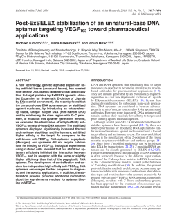 Post-ExSELEX stabilization of an unnatural