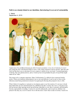 Faith is so closely linked to our identities, that sharing