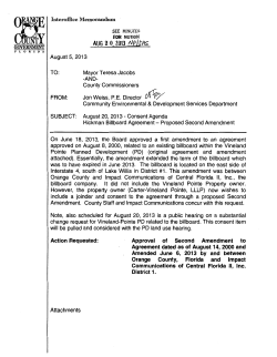 2013-08-20 Community, Environmental and Development Services