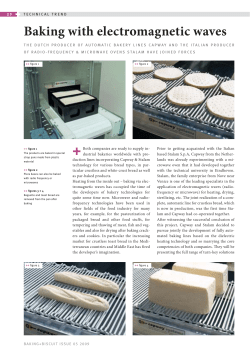 Baking with electromagnetic waves