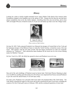 History - Village of Pinehurst