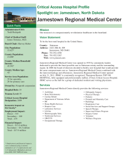 Critical Access Hospital Profile - Center for Rural Health