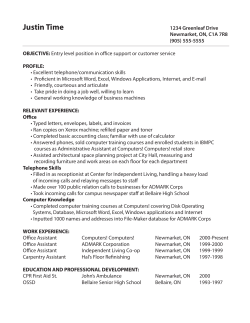 How to Write a Functional Resume