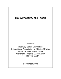 Highway Safety desk book