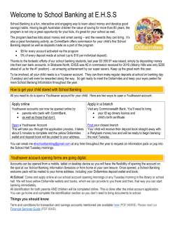 Student Banking - Eatons Hill State School