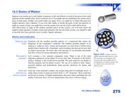 16.3 States of Matter - Rondout Valley High School
