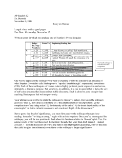 AP English 12 - Raleigh Charter High School