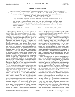 Melting of Dense Sodium