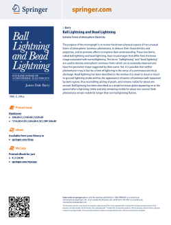 Ball Lightning and Bead Lightning