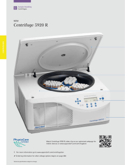 Centrifuge 5920 R