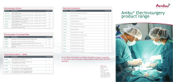 IE Electrosurgery Catalogue