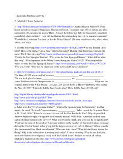 1. Louisiana Purchase Activity I