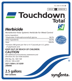 Herbicide 2.5 gallons