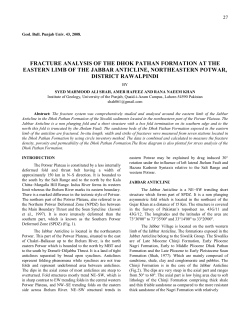 The fracture system was comprehensively studied and analyzed