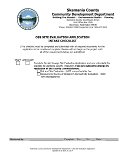 Skamania County Community Development Department