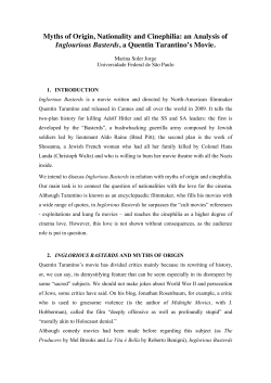 Myths of Origin, Nationality and Cinephilia: an