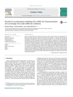 Ab initio X-ray absorption modeling of Cu-SAPO-34