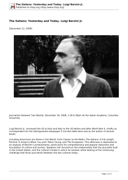 The Italians: Yesterday and Today. Luigi Barzini Jr. - i
