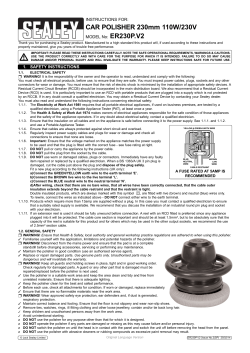 InstructIons - Rapid Electronics