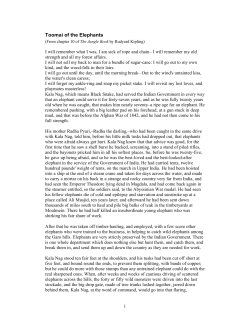 Toomai of the Elephants