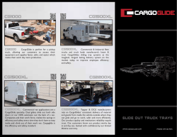 CargoGlide is perfect for a pickup truck, allowing our customers to