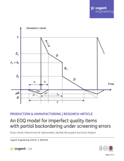 An EOQ model for imperfect quality items with partial backordering