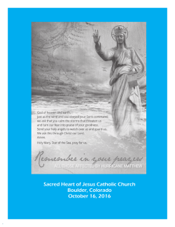 Sacred Heart of Jesus Catholic Church Boulder, Colorado October