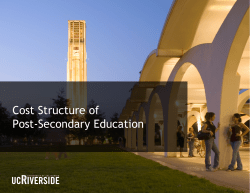 Cost Structure of Post