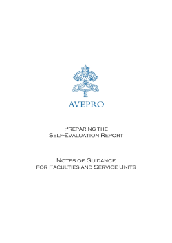 SER Faculties and Units