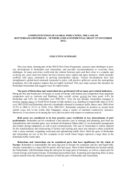 1 competitiveness of global port-cities: the case of