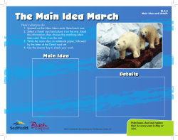The Main Idea March