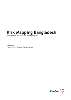 Bangladesh risk mapping 20120130