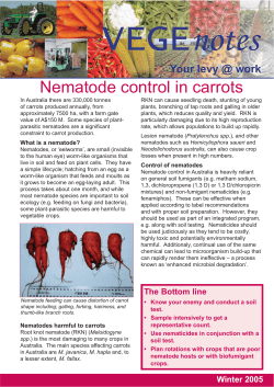 Nematode control in carrots final.indd