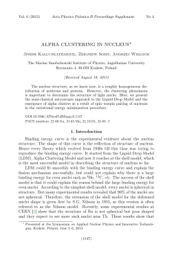 Alpha Clustering in Nucleus