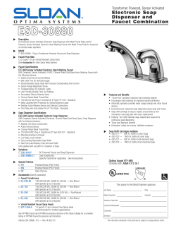 Optima ESD-30880 Specification
