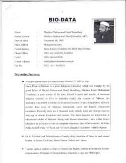 Profile - Islamic Advisory Group