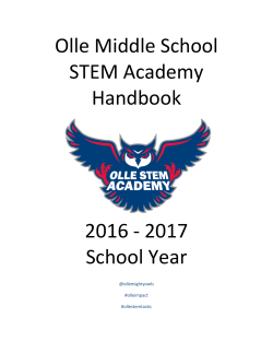 STEM Academy Handbook