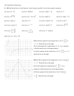 Chain Rule