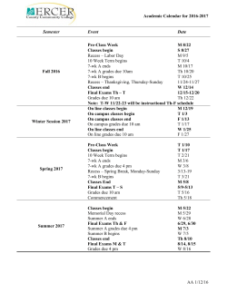 3-hour classes meeting 3x/wk