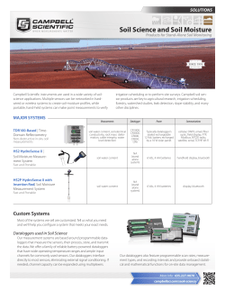 Soil Water - Campbell Scientific