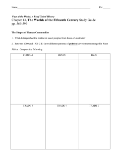 Chapter 13 Study Guide, Quiz and Ans Key