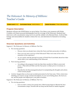 In Memory Of Millions