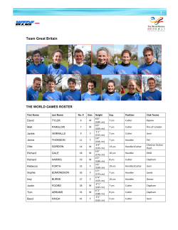 Team Profile TWG 2013 GBR