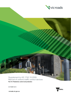 TEM Vol 2 Part 2.10 - AS1742.10- Pedestrian control