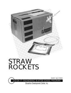 straw rockets - NPASS2 - Education Development Center