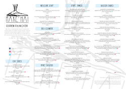 Food Menu - Make`hai