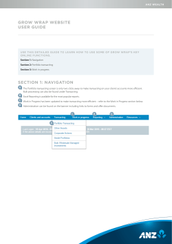 Grow Wrap Adviser Portal Guide
