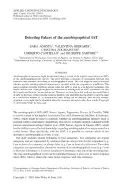 Detecting fakers of the autobiographical IAT