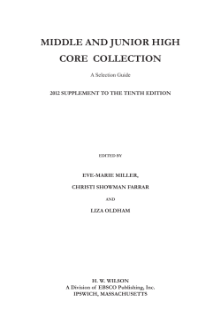 middle and junior high core collection